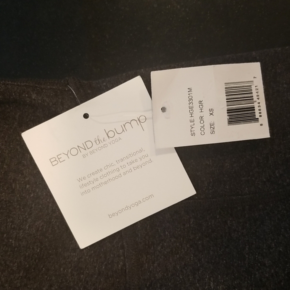 💕BEYOND THE BUMP BEYOND YOGA💕 Maternity Palomino High Waist Midi Leggings XS - Picture 14 of 16